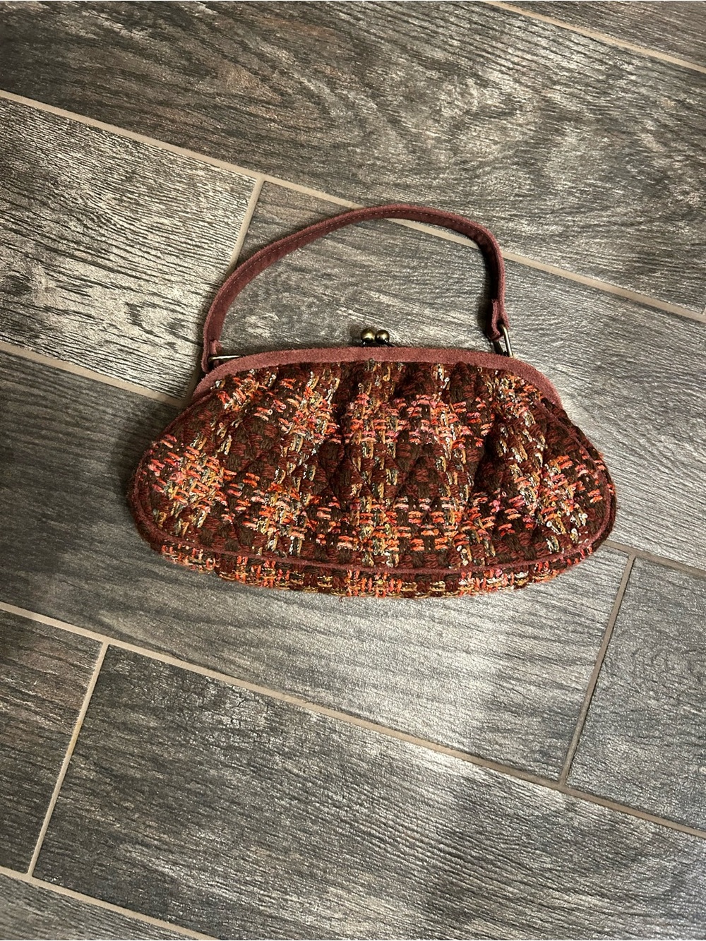 Vintage Vera Bradley Annie Kiss Lock Purse